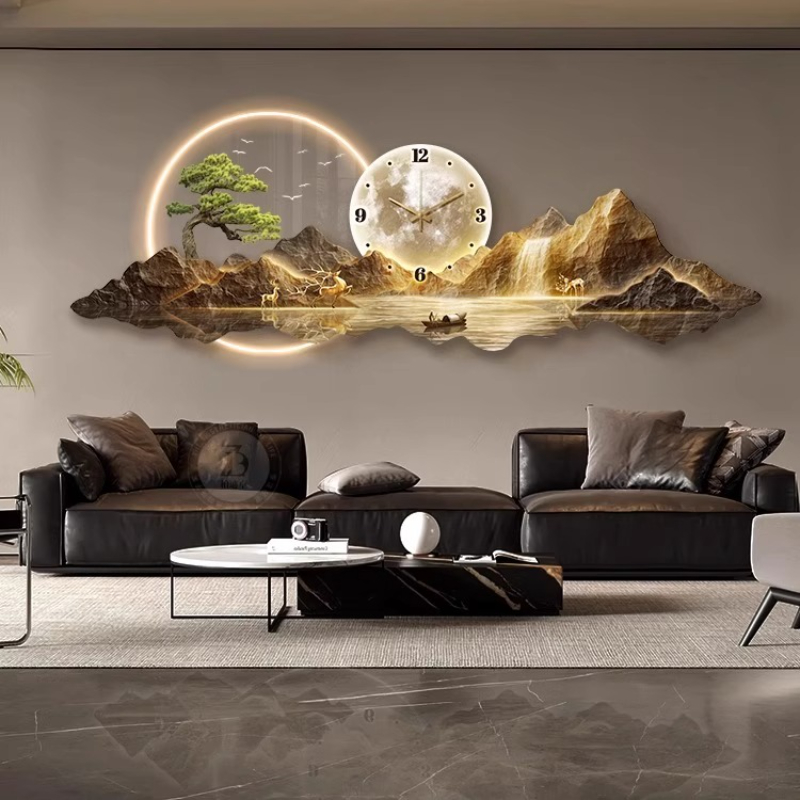 Luxury Light Wall clock Living - Interior Design Living Room And Kitchen review and price