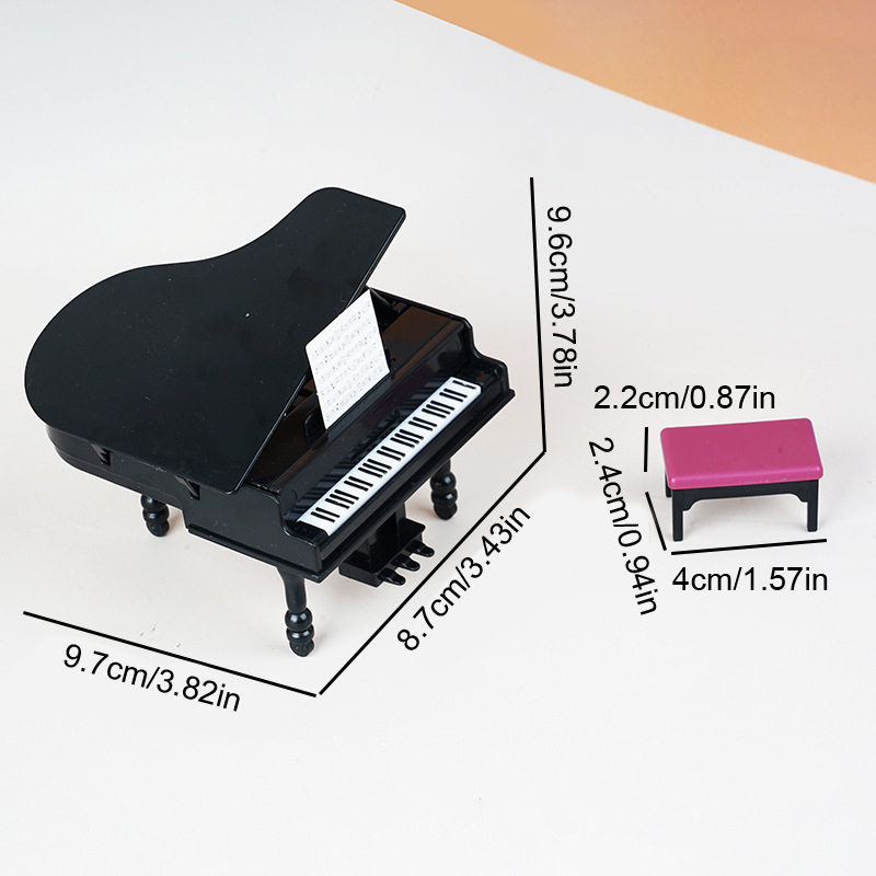 1:12 Dollhouse Miniature Piano - Interior Design Living Room review and price