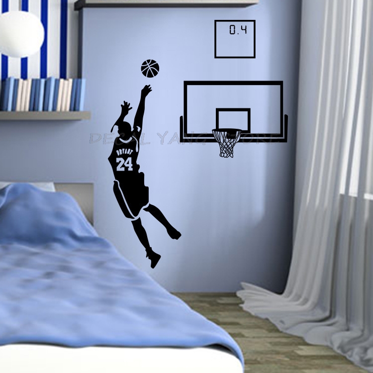 Sports Theme Wall Decals Baske - Interior Design Magazine review and price