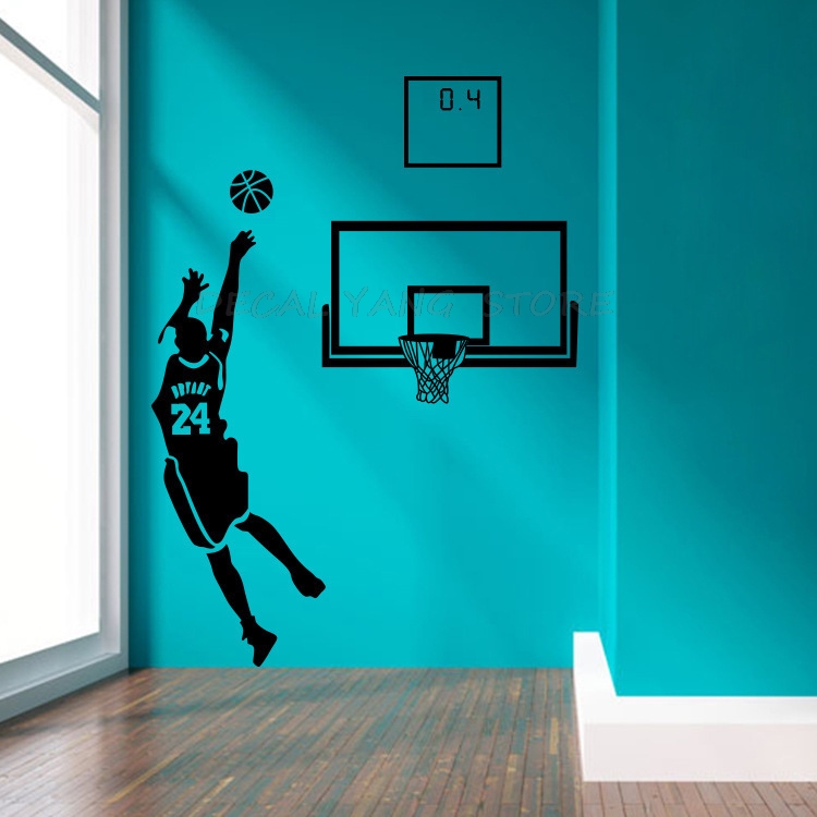 Sports Theme Wall Decals Baske - Interior Design Magazine review and price