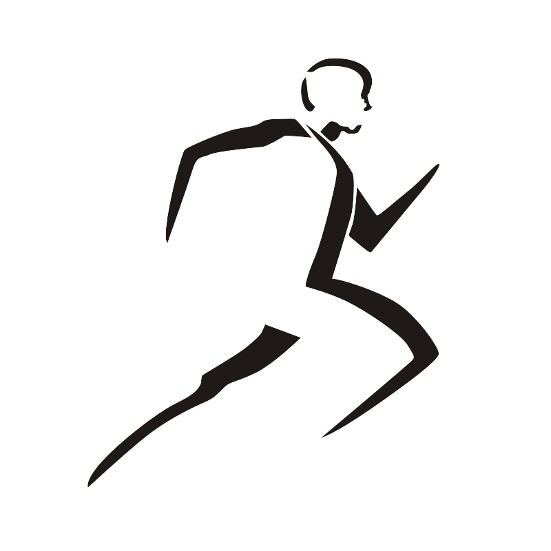 Runner Decal Car Window Vinyl  - Interior Design Magazine review and price