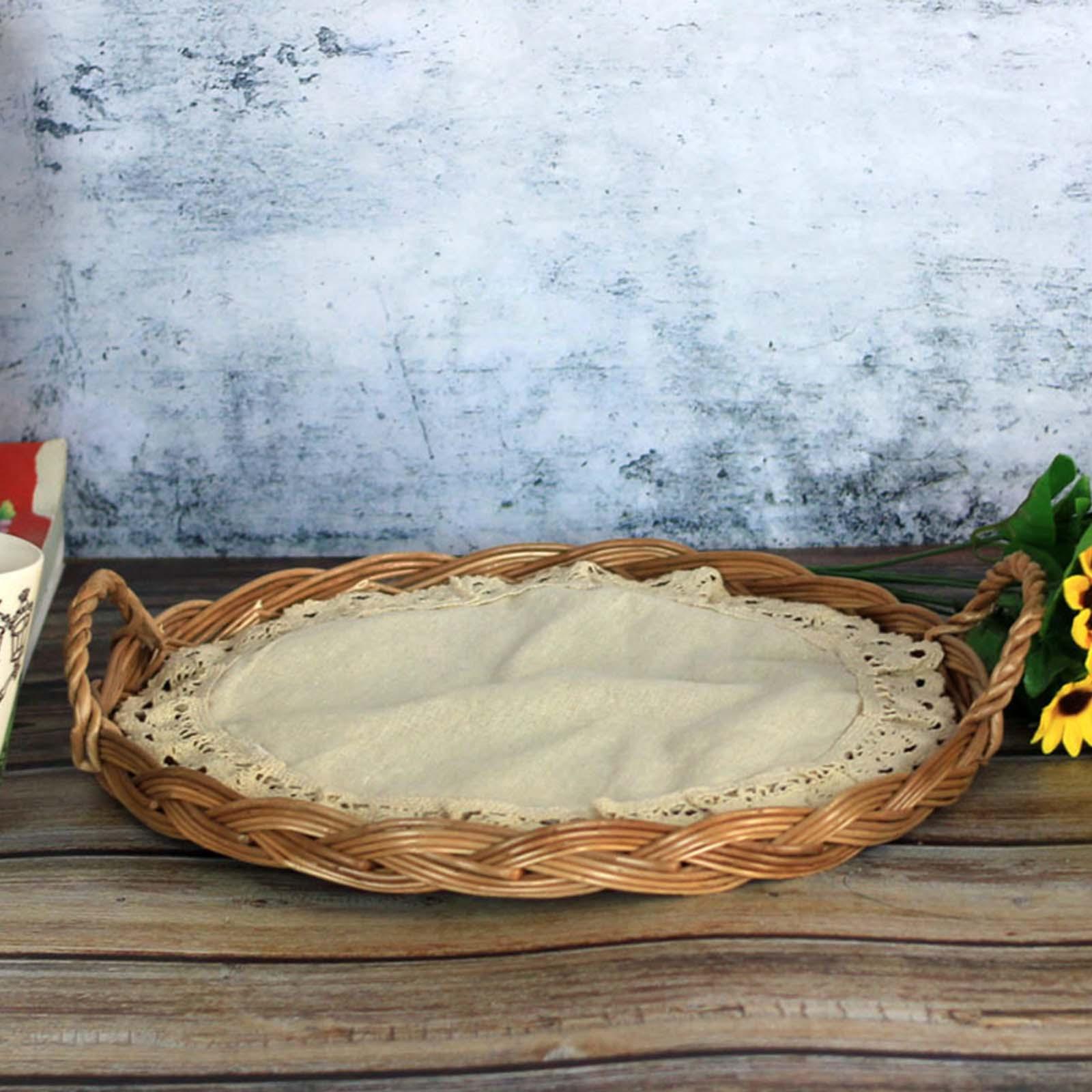 Food Dome Lid and Serving Tray - Rattan Tray Handle review and price