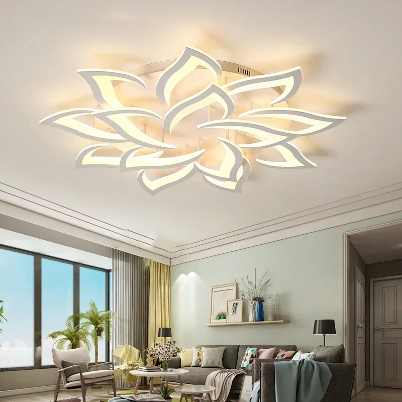 Designer LED Petal Chandelier  - Interior Design Living Room And Kitchen review and price
