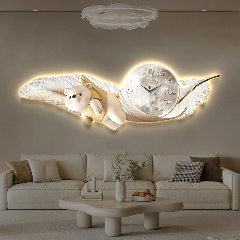 Luxury Large Wall Clock Temper - Interior Design Living Room And Kitchen review and price