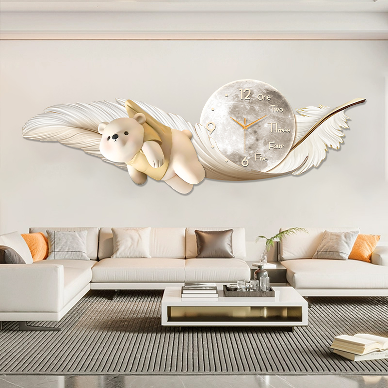 Luxury Large Wall Clock Temper - Interior Design Living Room And Kitchen review and price