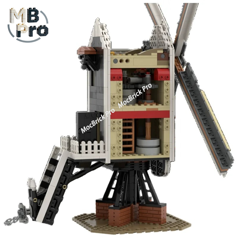 Minifig Scale Dutch Windmill M - Interior Design And Build review and price