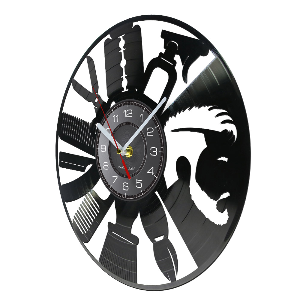Hair Salon Tools Wall Clock Ba - Interior Design Living Room Ideas review and price