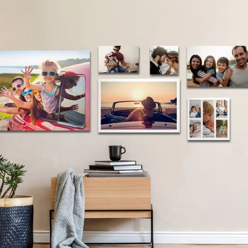 Custom Frameless Photo Canvas  - Interior Design Living Room review and price