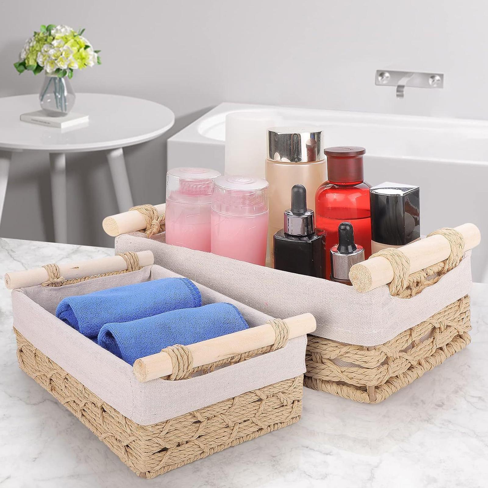 Storage Basket with Handles &  - Rattan Tray Handle review and price
