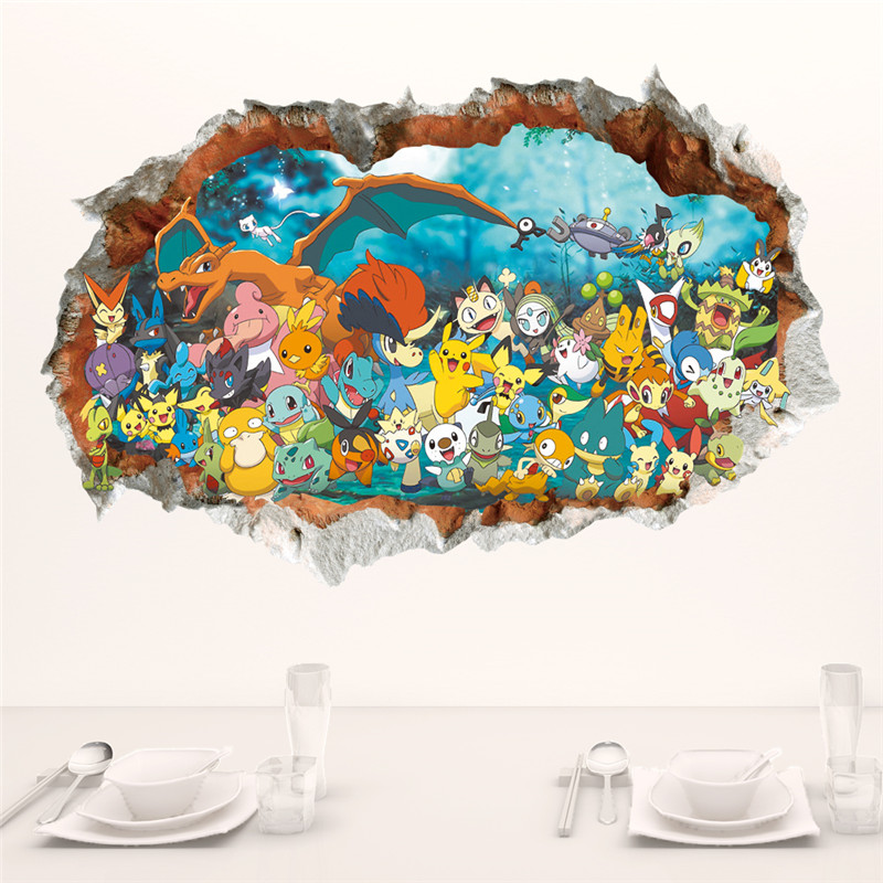 Cartoon Pokémon Pikachu Wall S - Interior Design Magazine review and price