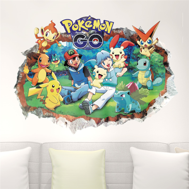 Cartoon Pokémon Pikachu Wall S - Interior Design Magazine review and price