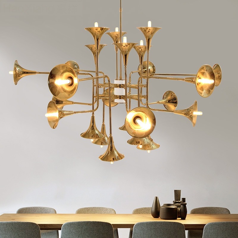 Nordic Trumpet Pendant Lamp fo - Interior Design Living Room And Kitchen review and price