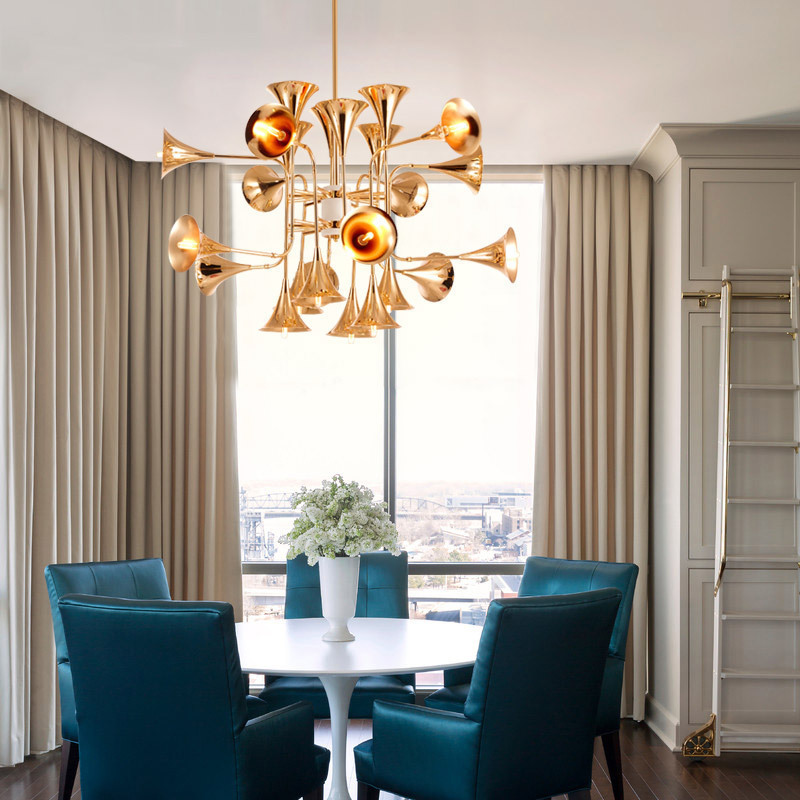 Nordic Trumpet Pendant Lamp fo - Interior Design Living Room And Kitchen review and price