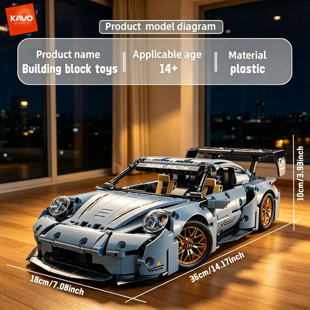 KAVOWORLD 973pcs Cool Toys Bui - Interior Design And Build review and price