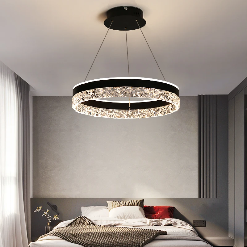 Modern Luxury Crystal LED Pend - Interior Design Living Room And Kitchen review and price