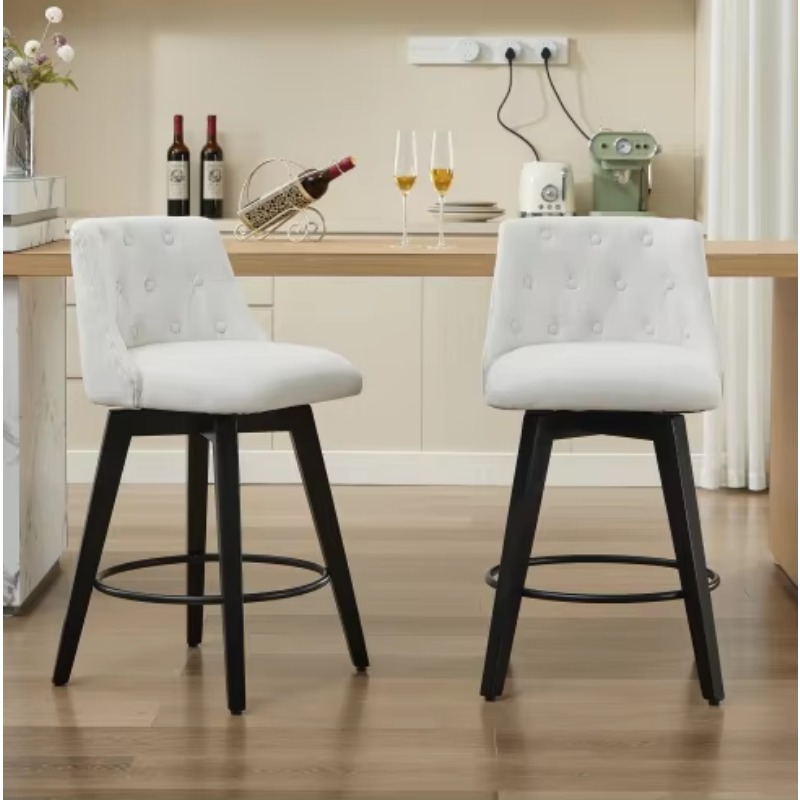 Modern style fabric bar stool  - Interior Design Living Room And Kitchen review and price